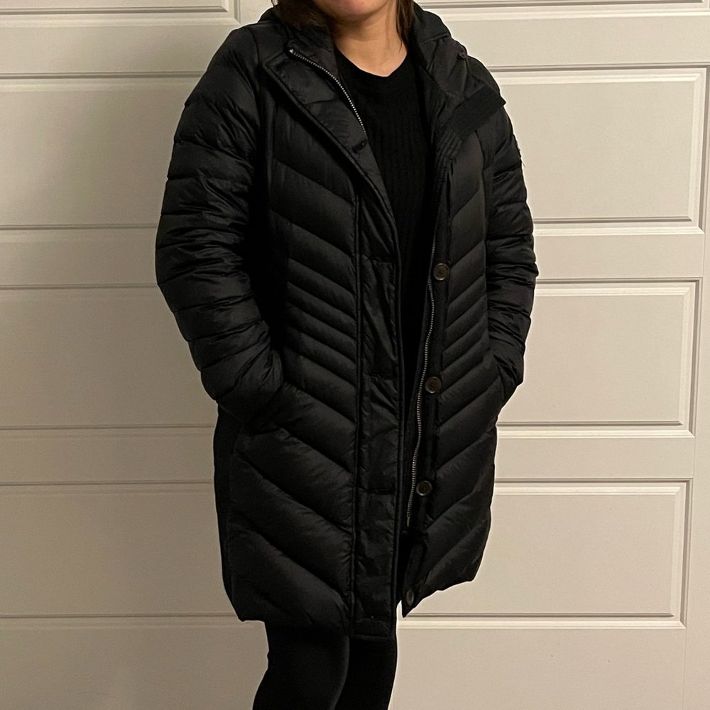 Abercrombie & Fitch knee length puffer jacket